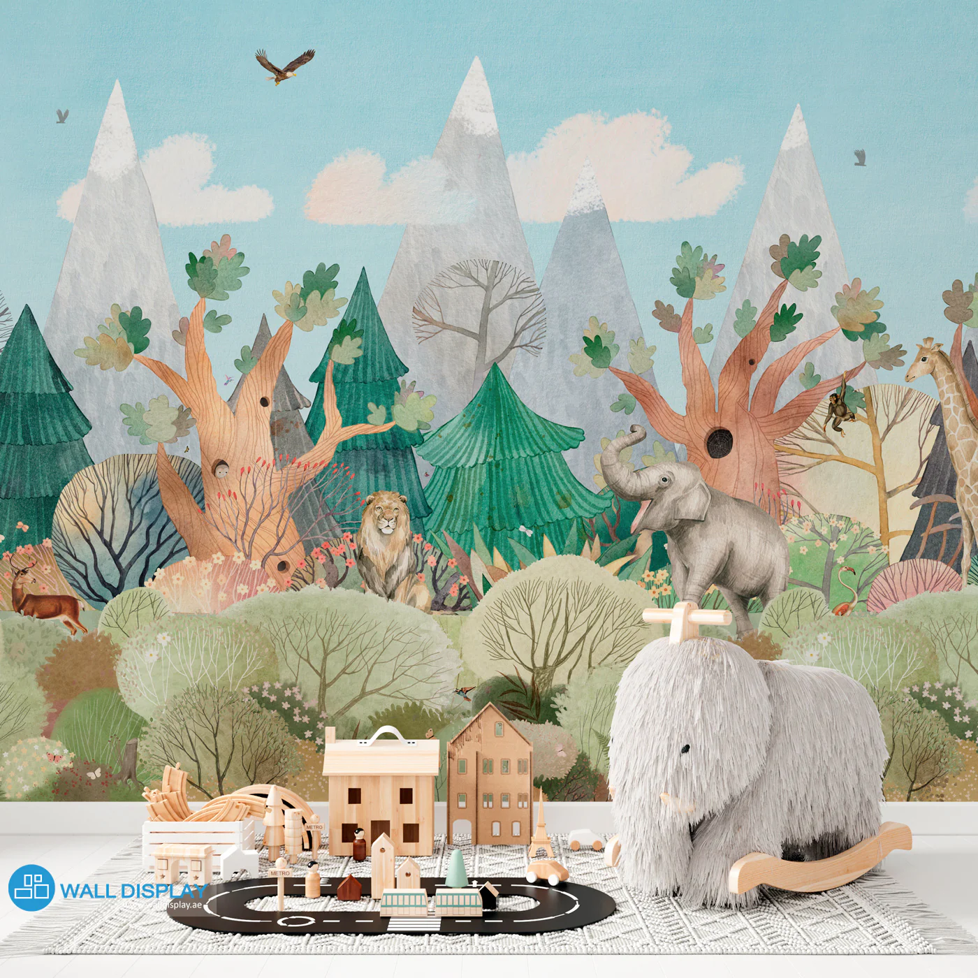 The Magic of Mural Wallpapers for a Storybook Room